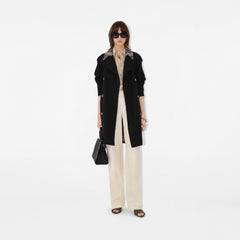 Mid-length Check Collar Castleford Trench Coat