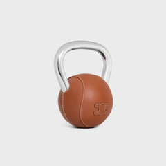 Kettlebell 4,5kg In Steel And Smooth Calfskin