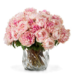 Bouquet Of Peonies Real Touch 48 pcs