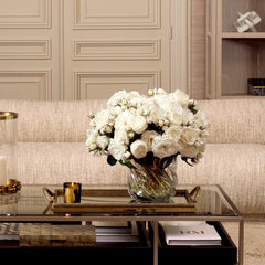 Bouquet Of Peonies Real Touch 48 pcs