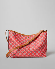 Soft Shopper Bag In Triomphe Canvas And Calfskin