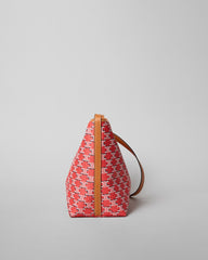 Soft Shopper Bag In Triomphe Canvas And Calfskin