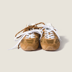 New Balance X Miu Miu 530 Sl Technical Fabric And Suede Sneakers