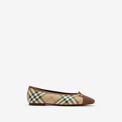 Check Canvas Highgate Ballerinas