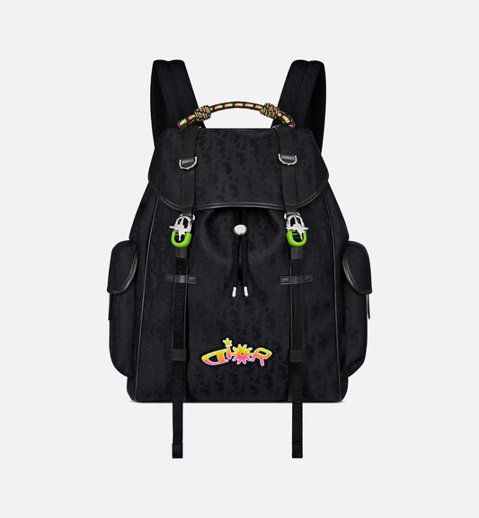 Dior And Lewis Hamilton Dior Hit The Road Backpack With Flap