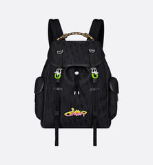 Dior And Lewis Hamilton Dior Hit The Road Backpack With Flap