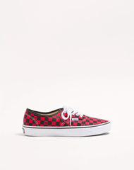 Ce Valentino Garavani And Vans Low-Top Trainer In Fabric With Vlogo Checkerboard Print