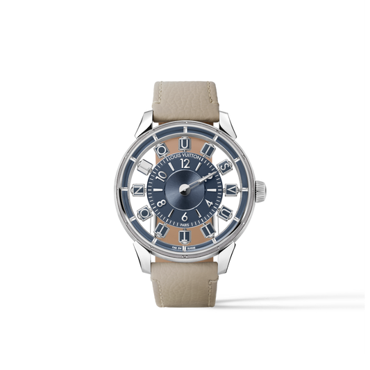 Tambour Taiko Spin Time Air, Automatic, 42.5 MM, White Gold