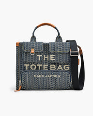 The Cargo Monogram Denim Medium Tote Bag