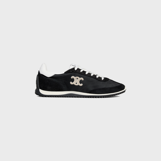 Celine Racer - Low Top Sneaker In Nylon, Suede Calfskin And Calfskin