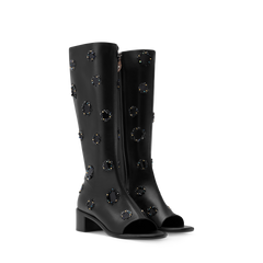 Talisman Open Toe High Boots