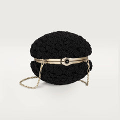 Round Crochet Bag, Cartier Soir
