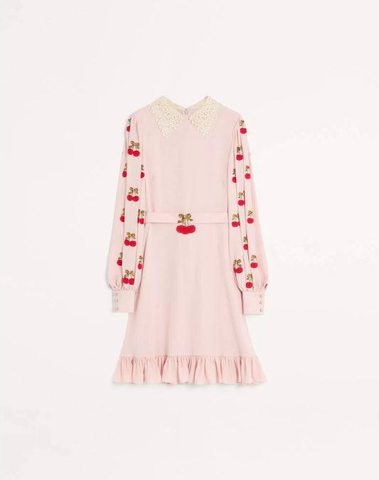 Embroidered Georgette Dress