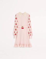 Embroidered Georgette Dress