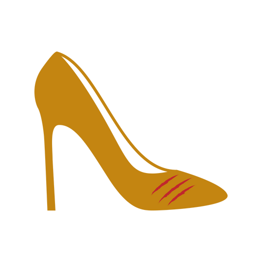 Women's Heels Full Color Restoration and Remove All Scratches