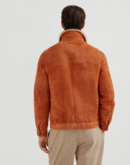 Waxed Shearling Jacket