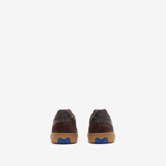Leather, Suede And Check Terrace Sneakers