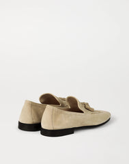 Suede Soft Loafers With Tassels