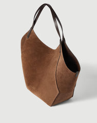 Reversible Duo Shopper In Lizard-effect Calfskin