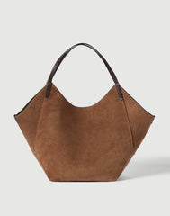 Reversible Duo Shopper In Lizard-effect Calfskin