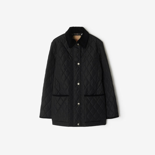 Quilted Nylon Barn Jacket