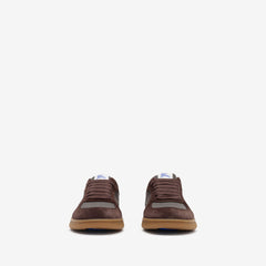 Leather, Suede And Check Terrace Sneakers