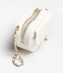 Heart Clutch With Chain