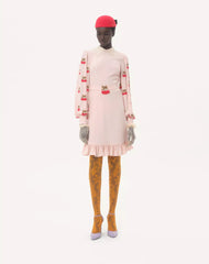 Embroidered Georgette Dress