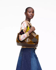 The Suede Patchwork Large Dual Bag