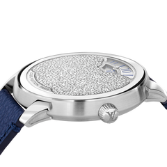 Tambour Convergence, Automatic, 37 MM Watch, Platinum and Diamonds