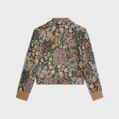 Blouson Jacket In Cotton Jacquard