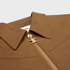 Western Blouson Jacket In Cotton Twill