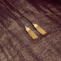 Caftan Dress In Lamé Silk