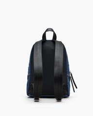 The Biker Colorblock Denim Medium Backpack