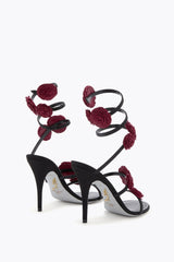 Rosalia Black Sandal 100