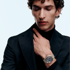 Tambour Taiko Spin Time Air, Automatic, 42.5 MM, White Gold