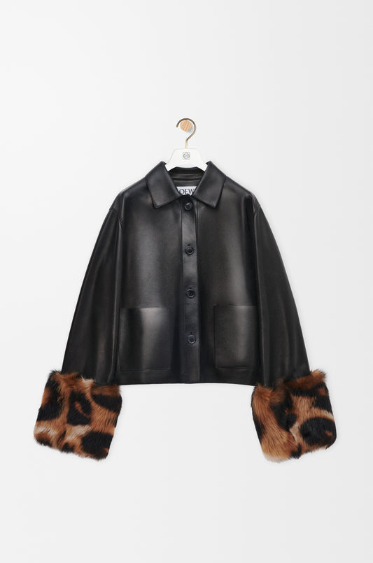 Turn-up Jacket In Nappa Lambskin