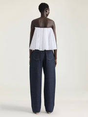 Bustier Cape Back Top In Lace