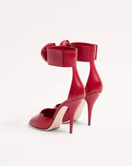 Drip Rose Kidskin Sandal With Crystals 105Mm