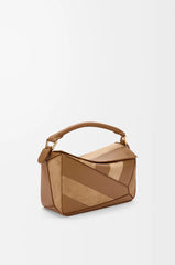 Small Puzzle Bag In Classic Calfskin And Suede