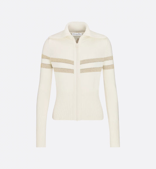 DiorAlps Mock Neck Cardigan