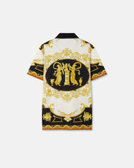 Printed Cotton Piqué Polo