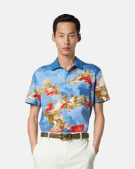 Printed Cotton Piqué Polo