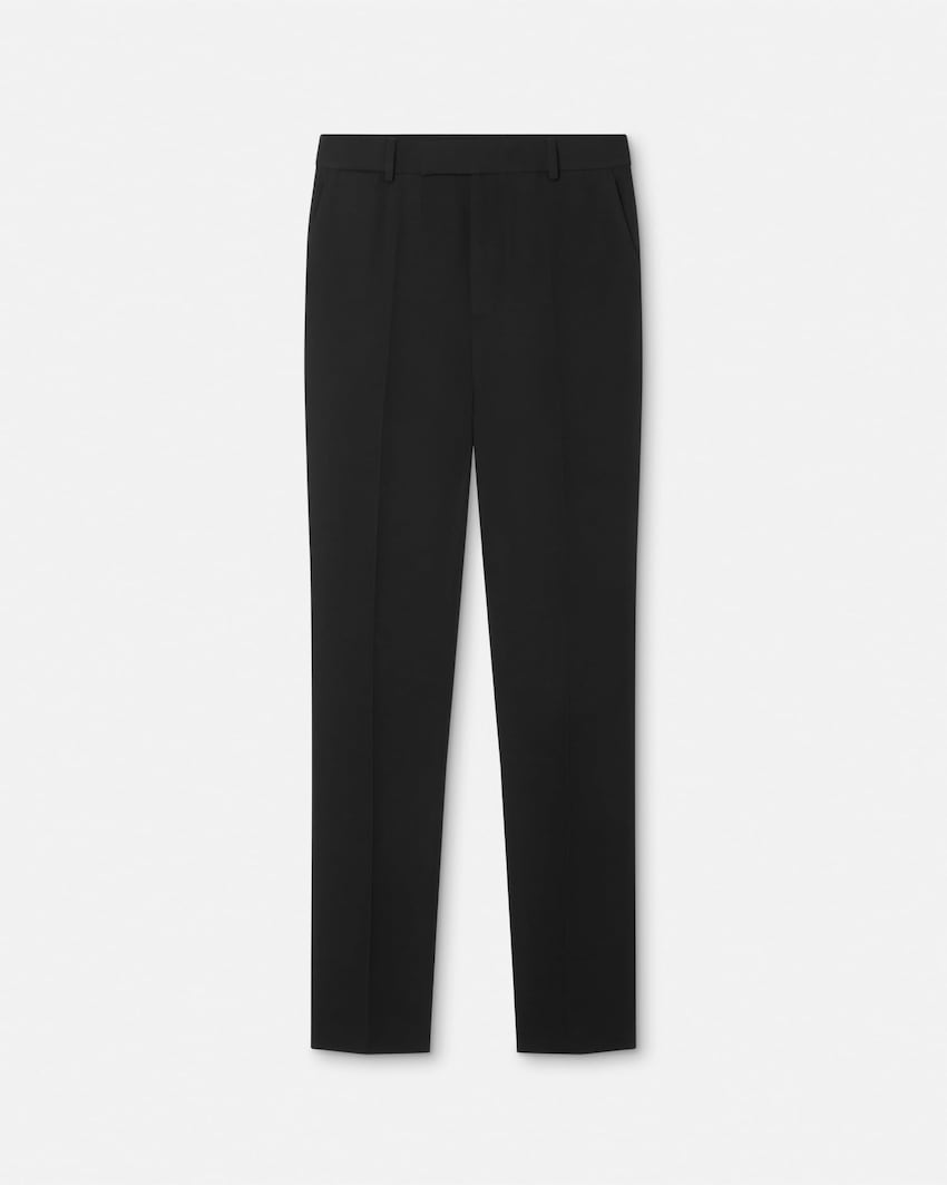 Wool Tapered Formal Trousers – Lux Afrique Boutique