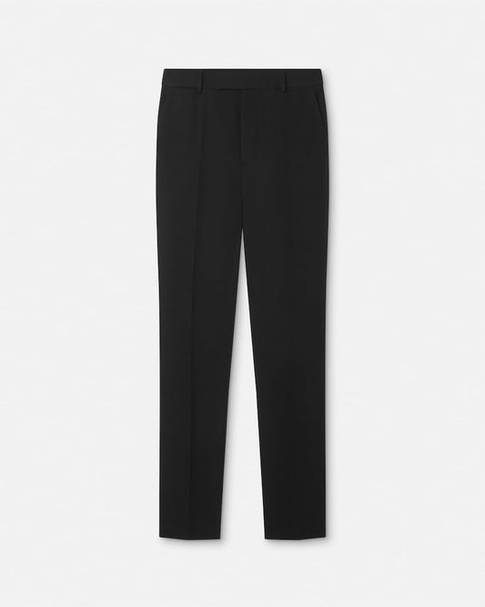 Wool Tapered Formal Trousers