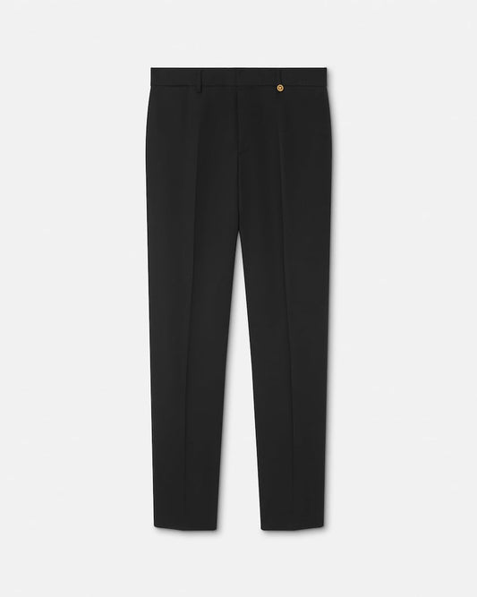 Wool Tapered Formal Trousers