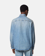 Embellished Denim Overshirt