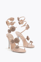 Rosalia Black Sandal 100
