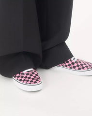 Ce Valentino Garavani And Vans Low-Top Trainer In Fabric With Vlogo Checkerboard Print