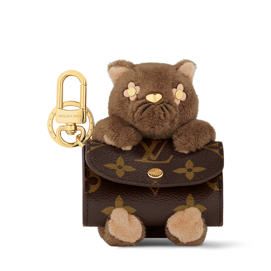 LV Cute Cat Pouch Earphone Case